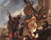 尼古拉 波桑 : Merchant Receiving A moor In The Harbour